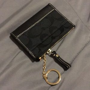 Coach key ring coin purse